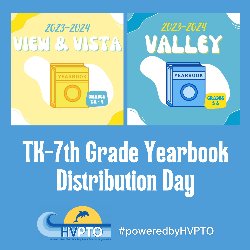 TK-7th Grade Yearbook Distribution Day